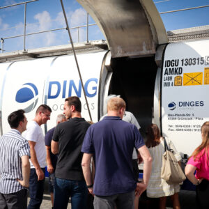 Dinges Logistics carries out first roadshow with new training container