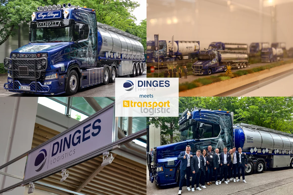 Dinges Logistics auf der transportlogistic 2025 Dinges Logistics at the transportlogistic 2025